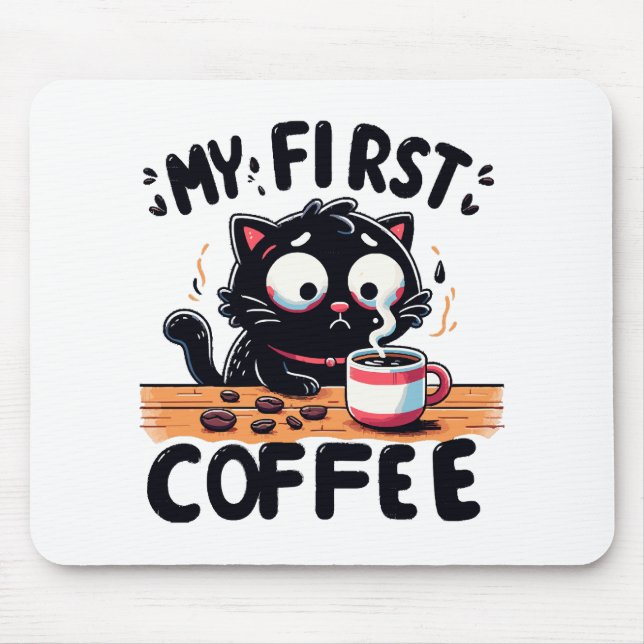 Erstes Black Coffee Adventure Mousepad (Vorne)