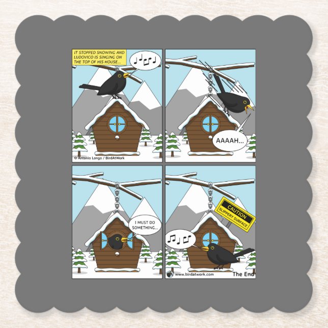 Erstes Comic Untersetzer (Vorderseite)