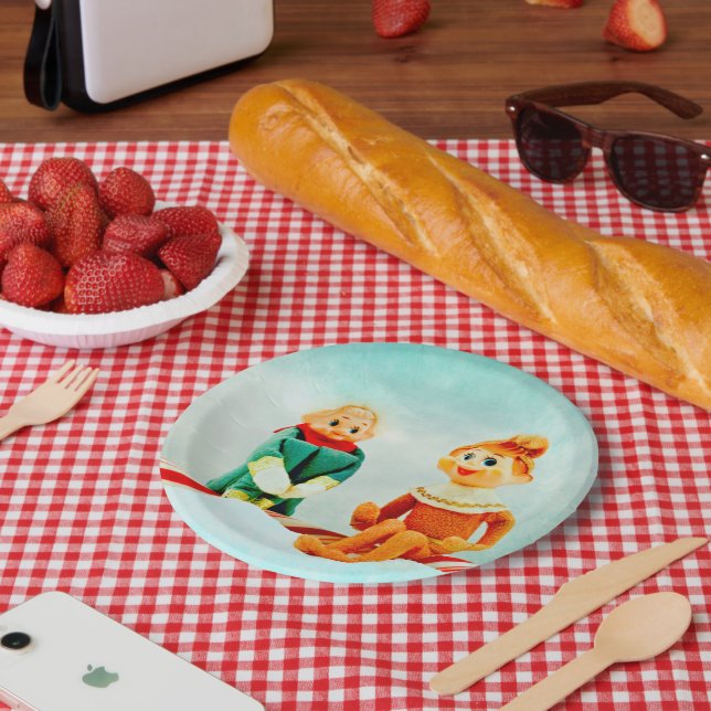 Erstes Date eines Elfen Pappteller (Picknick)