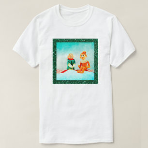 Erstes Date eines Weihnachtselfs T-Shirt