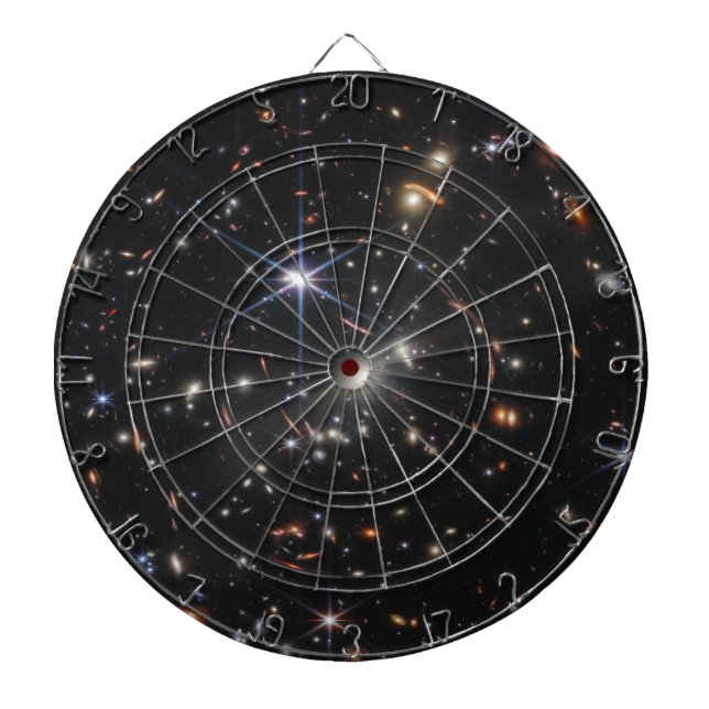 Erstes Deep Field of Universe von James webb Dartscheibe (vorne)