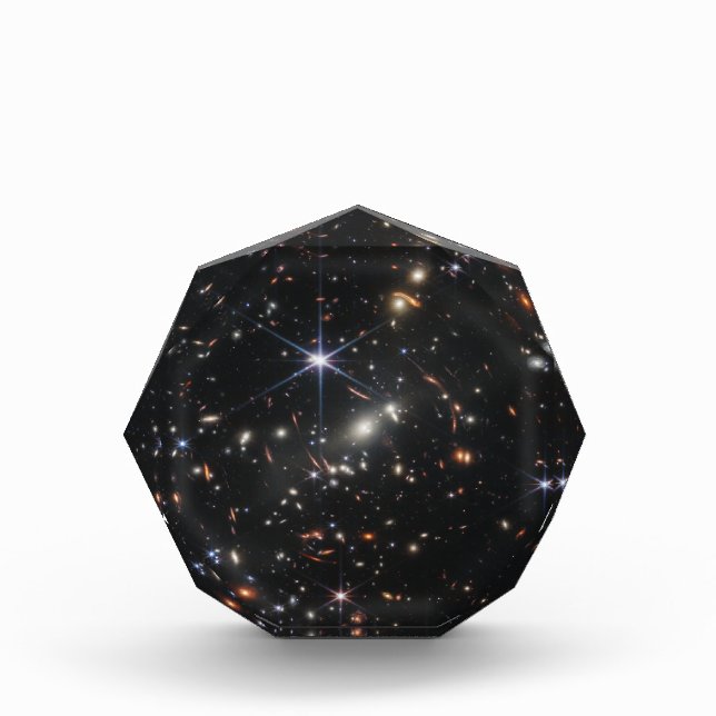 Erstes Deep Field of Universe von James webb Fotoblock (Vorderseite)