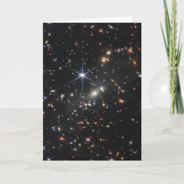 Erstes Deep Field of Universe von James webb Karte (Vorderseite)