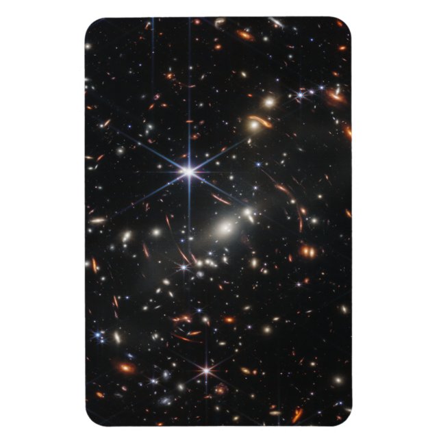 Erstes Deep Field of Universe von James webb Magnet (Vertikal)