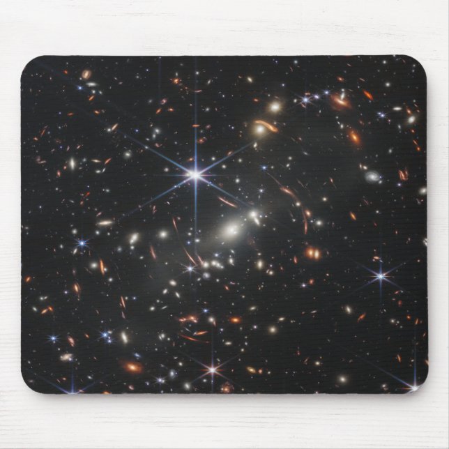 Erstes Deep Field of Universe von James webb Mousepad (Vorne)