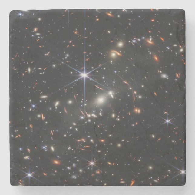 Erstes Deep Field of Universe von James webb Steinuntersetzer (Vorderseite)