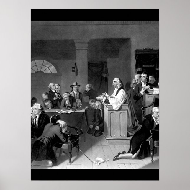 Erstes Gebet im Kongress, September _War Image Poster (Vorne)