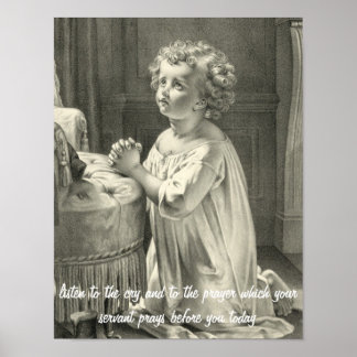 Erstes Gebet Poster