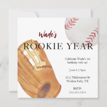 Erstes Geburtsjahr Rookie-Jahr Baseball Thema