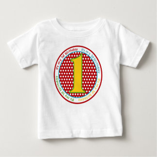 Erstes Geburtstag-T-Shirt Baby T-shirt