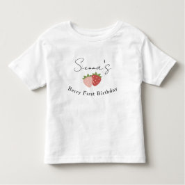 Erstes Geburtstags-Outfit für Kleinkinder mit Erdb Kleinkind T-shirt