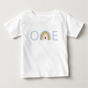 Erstes Geburtstags-Regenbogen-Baby-T-Shirt Baby T-shirt