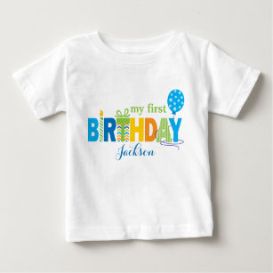 Erstes Geburtstags-T-Shirt personalisiert Baby T-shirt