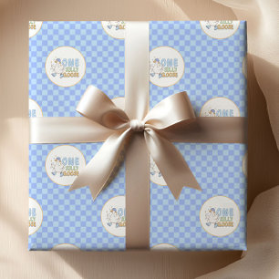 Erstes Geburtstagsgeschenk für Blue One Silly Goos Geschenkpapier