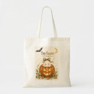 Erstes gruseliges Baby Halloween Wasserfarbe Tragetasche