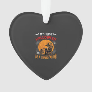 Erstes Halloween als Großvater-Zauberer-Fledermaus Ornament