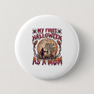 Erstes Halloween als Mutter Hexe Skelett Mond_1 Button
