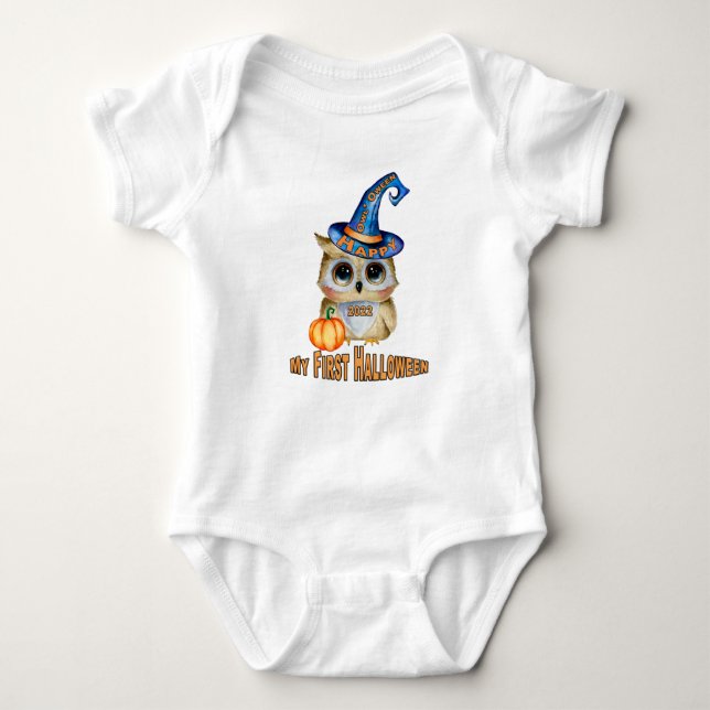 erstes Halloween Baby Strampler (Vorderseite)
