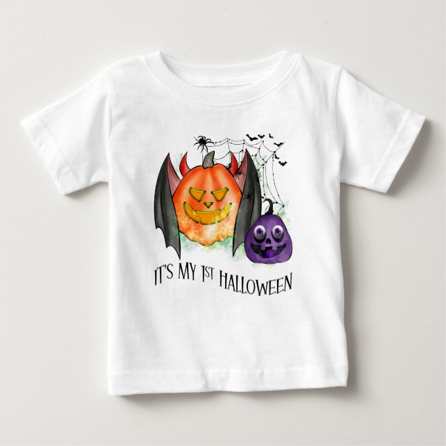 erstes Halloween Baby T-shirt (Vorderseite)