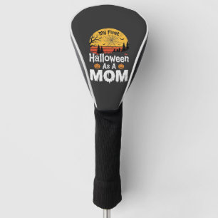 Erstes Halloween Mama Vintage Sonnenuntergang Desi Golf Headcover