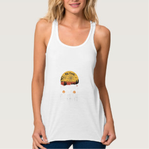 Erstes Halloween Mama Vintage Sonnenuntergang Desi Tank Top