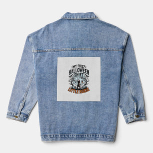Erstes Halloween-Nurse-Spooky-Moon-Kostüm für Säug Jeansjacke