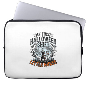 Erstes Halloween-Nurse-Spooky-Moon-Kostüm für Säug Laptopschutzhülle