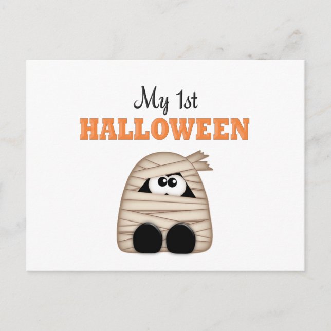 erstes Halloween Postkarte (Vorderseite)