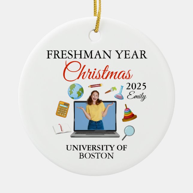 Erstes Jahr an der High School Ornament 2025, Stud (Vorne)
