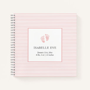 Erstes Jahr Baby Memory Book Personalisiert Baby B Notizbuch