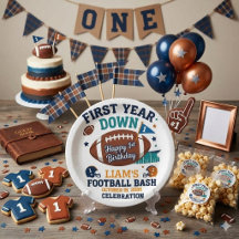 Erstes Jahr Down Football 1. Geburtstag 
