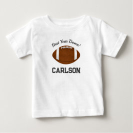 Erstes Jahr | Football Boy Erster Geburtstag Baby T-shirt