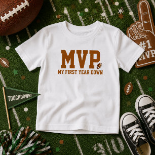 Erstes Jahr Fußball 1. Geburtstag Baby Kleinkind T-shirt