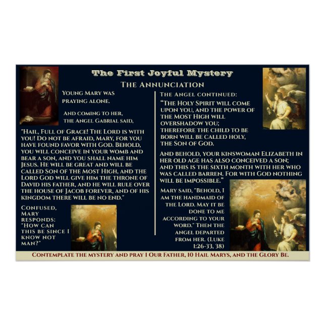 Erstes Joyful Mystery Poster (Vorderseite)