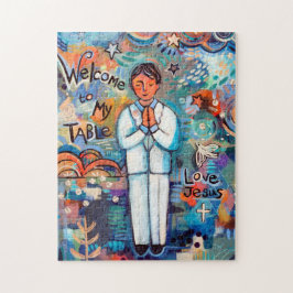 Erstes Kommunions-Jungen-Geschenk-Puzzlespiel Puzzle