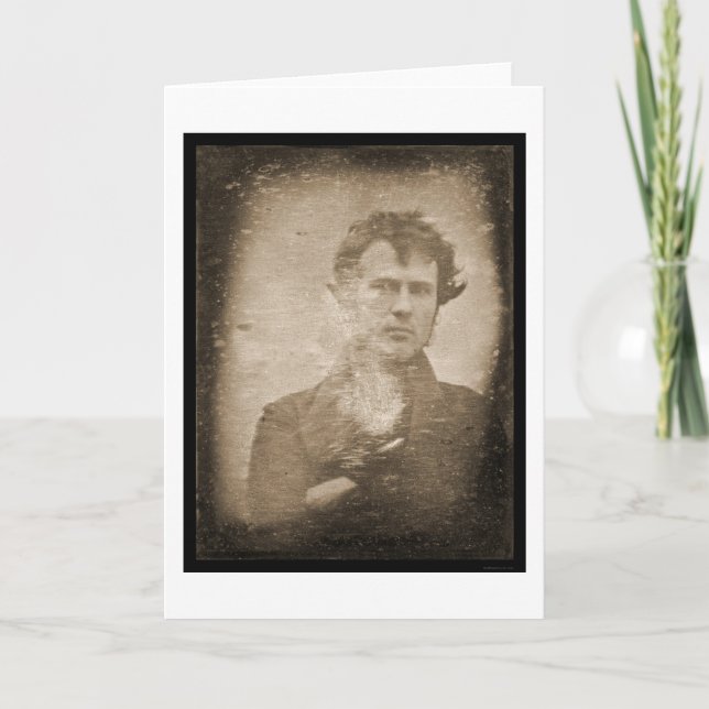 Erstes Licht-FotoDaguerreotype 1839 Karte (Vorderseite)