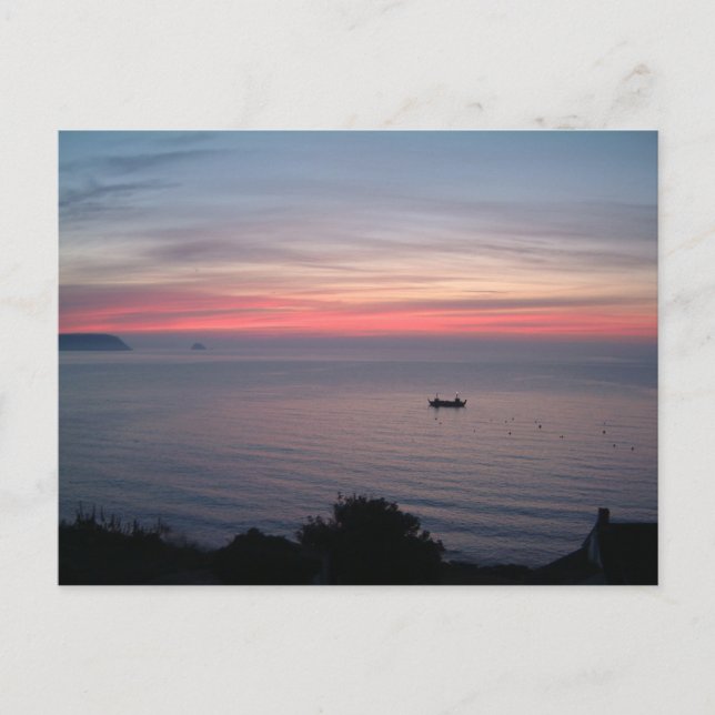 Erstes Licht Postkarte (Vorderseite)