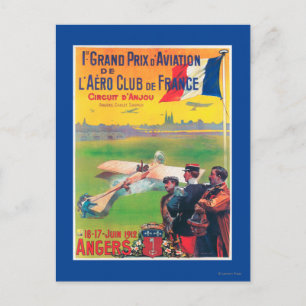 Erstes Luftfahrt-Grand-Prix Postkarte