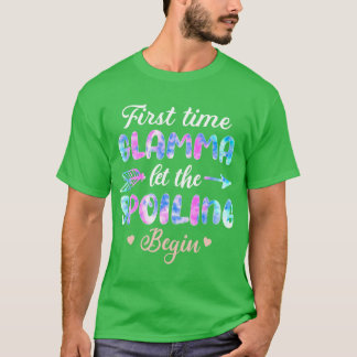 Erstes Mal Glamma Lass den Verwöhnbeginn Tie Dye M T-Shirt