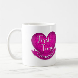 Erstes Mal-Großmutter-Tasse - Rosa Kaffeetasse