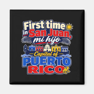 Erstes Mal in San Juan Hauptstadt von Puerto Rico Magnet