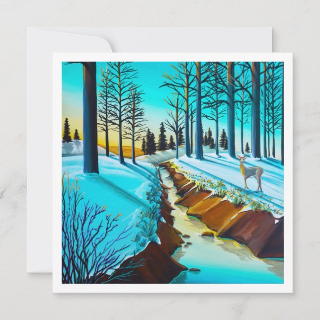 Erstes Morgenlicht - Mini-Print (Vorderseite)