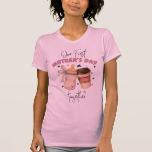 Erstes Muttertags-Shirt 2025/Rosa passendes Outfit T-Shirt