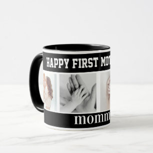 Erstes Muttertags süße Fotocollage-Tasse Tasse