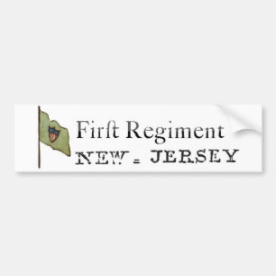 Erstes New-Jersey Regiment, kontinentale Linie Autoaufkleber