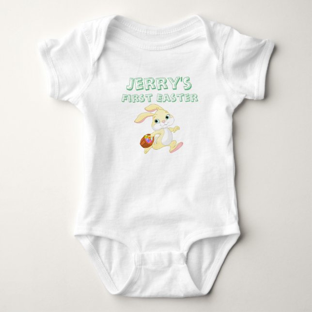 Erstes Ostern-Baby Baby Strampler (Vorderseite)