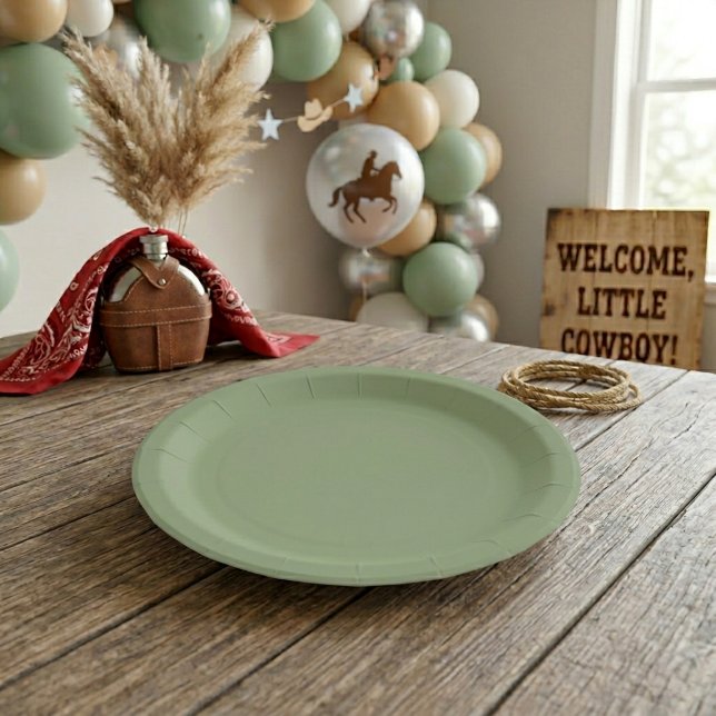 Erstes Rodeo und Babyshower Pappteller (Von Creator hochgeladen)
