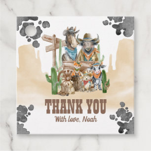 Erstes Rodeo Wilder Westen Danke Geschenkanhänger