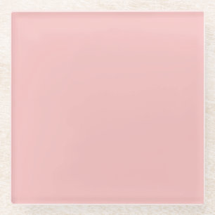 Erstes rosafarbenes PANTONE 13-2003 2022 Glasuntersetzer