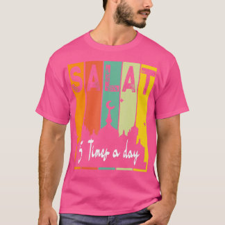 Erstes Salat 5 Mal täglich Muslim Gebetsdesign Ram T-Shirt